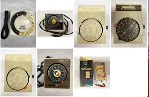 Intermatic And Servistar Vintage Plug In Timer Lot Of 6 Plus Lutron Untested